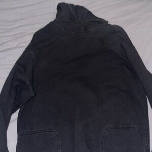 black asos hoodie